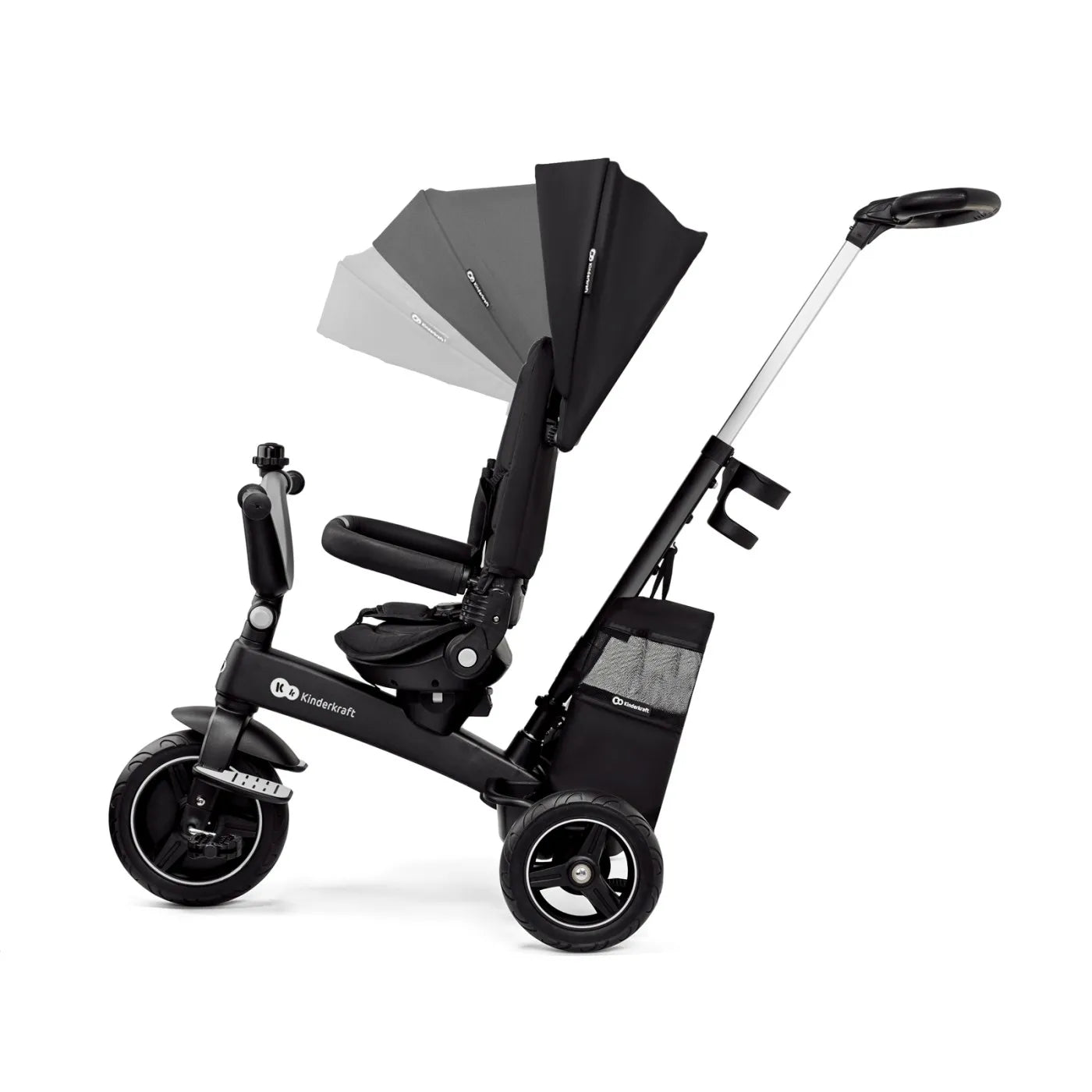 Tricicleta kinderkraft easytwist, black
