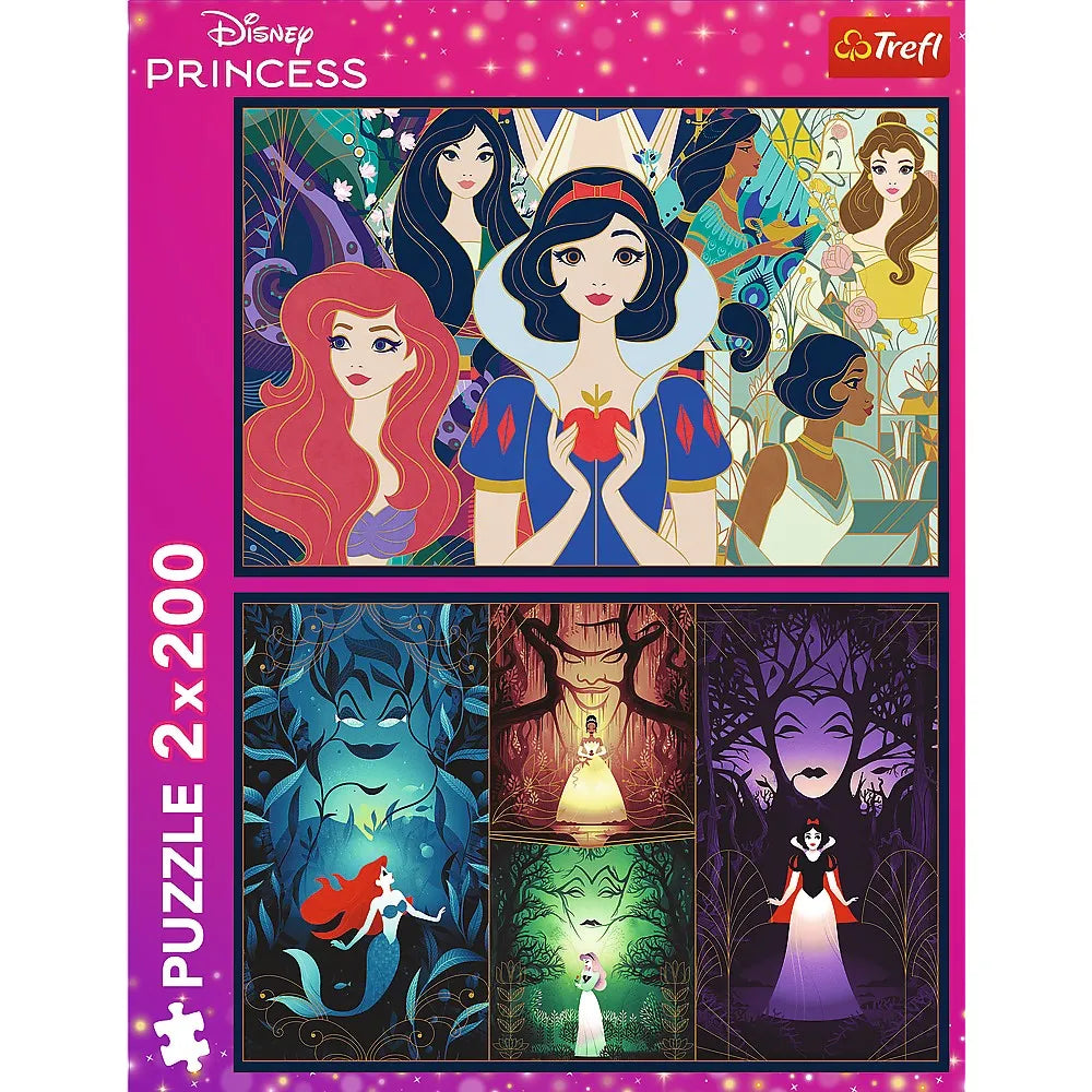 Puzzle trefl 2x200 disney frumoasele printese