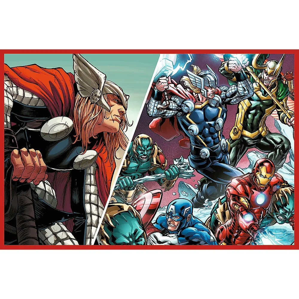 Puzzle trefl 2x200 marvel avengers aparatorii lumii