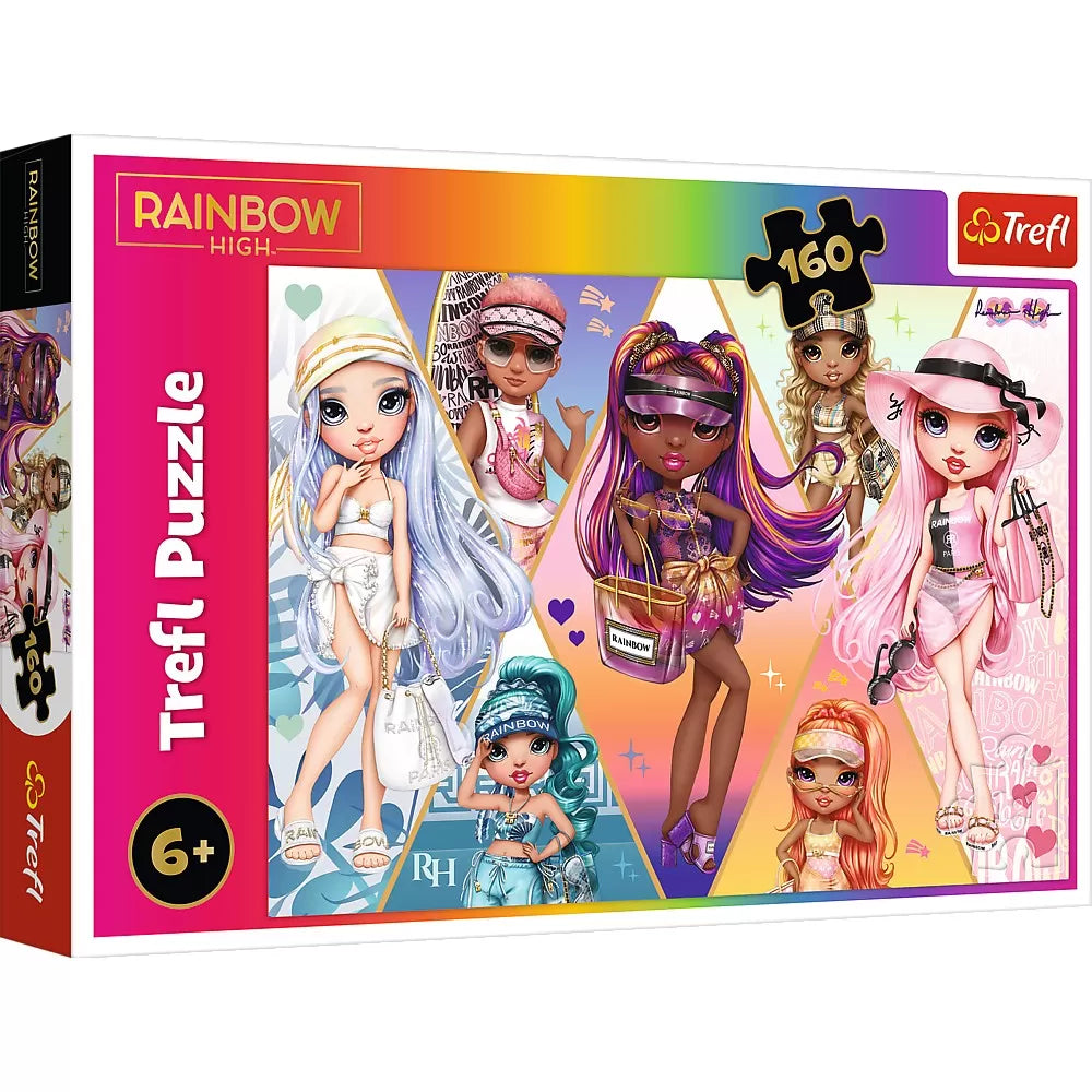 Puzzle trefl 160 rainbow high fetele cochete
