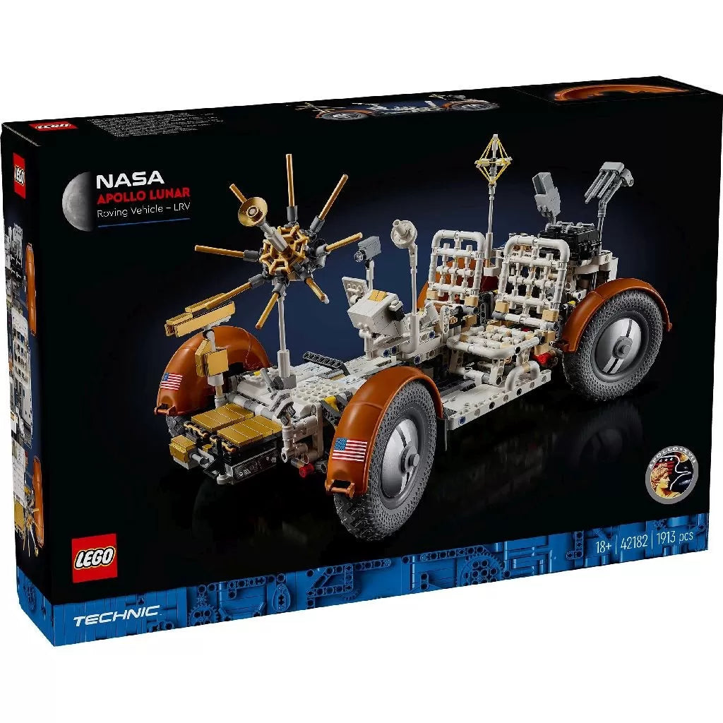 Lego technic roverul selenar din misiunile nasa apollo 42182