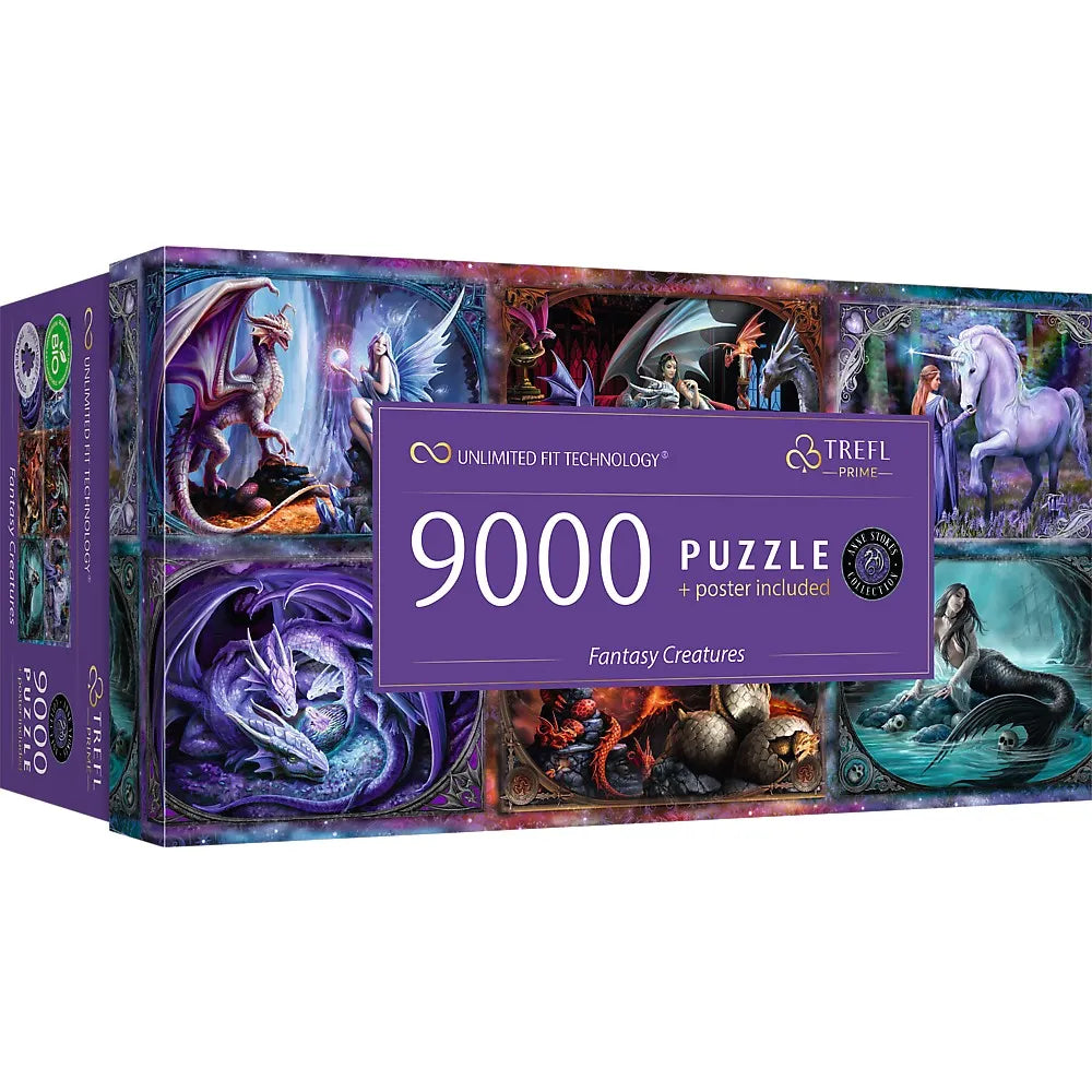 Puzzle trefl uft 9000 anne stokes collections creaturi fantastice