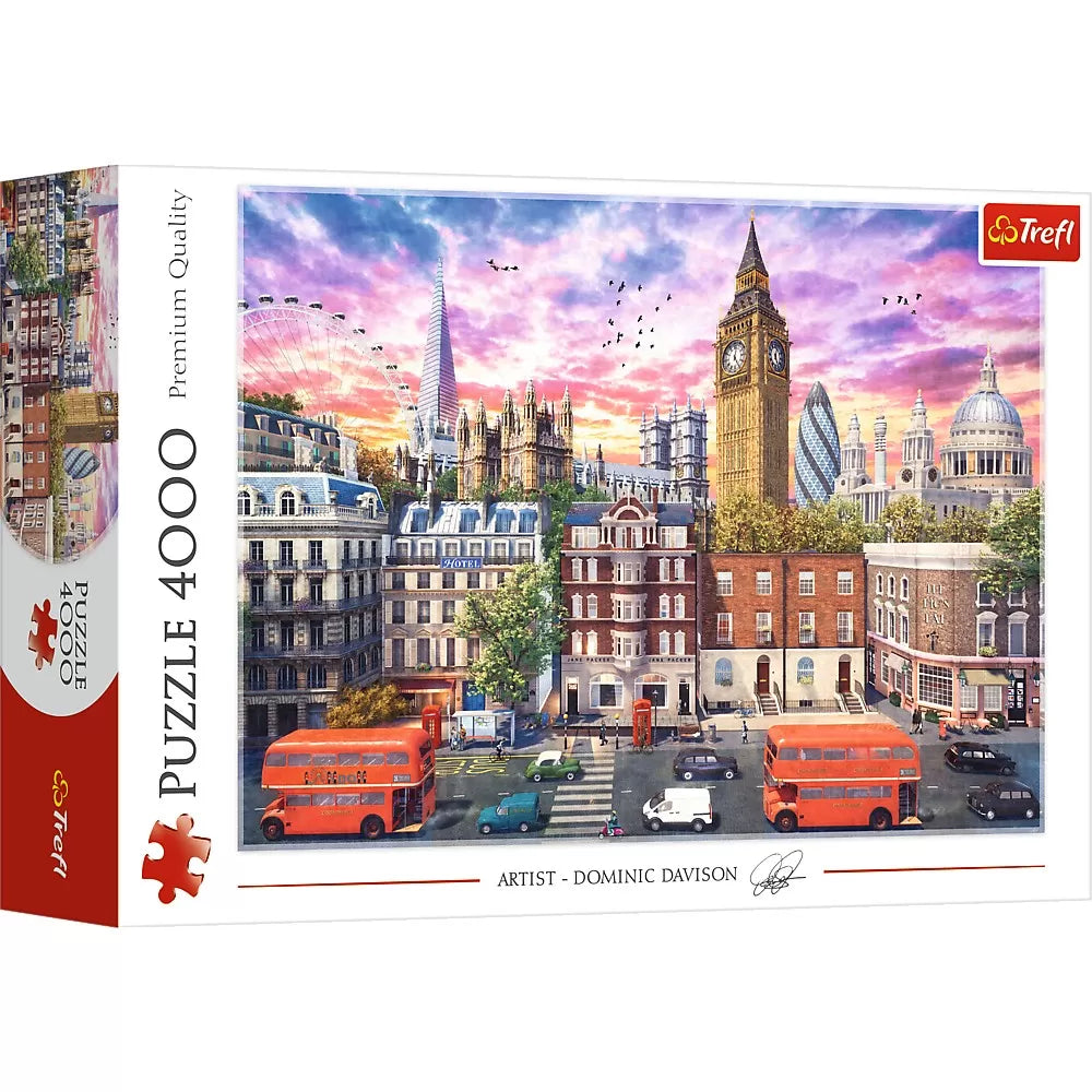 Puzzle trefl 4000 calatorie in londra