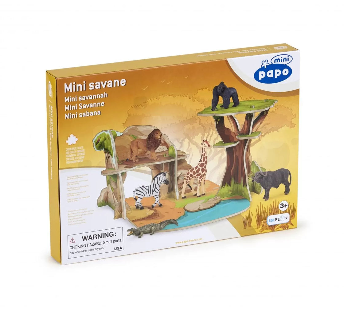 Papo mini display savana