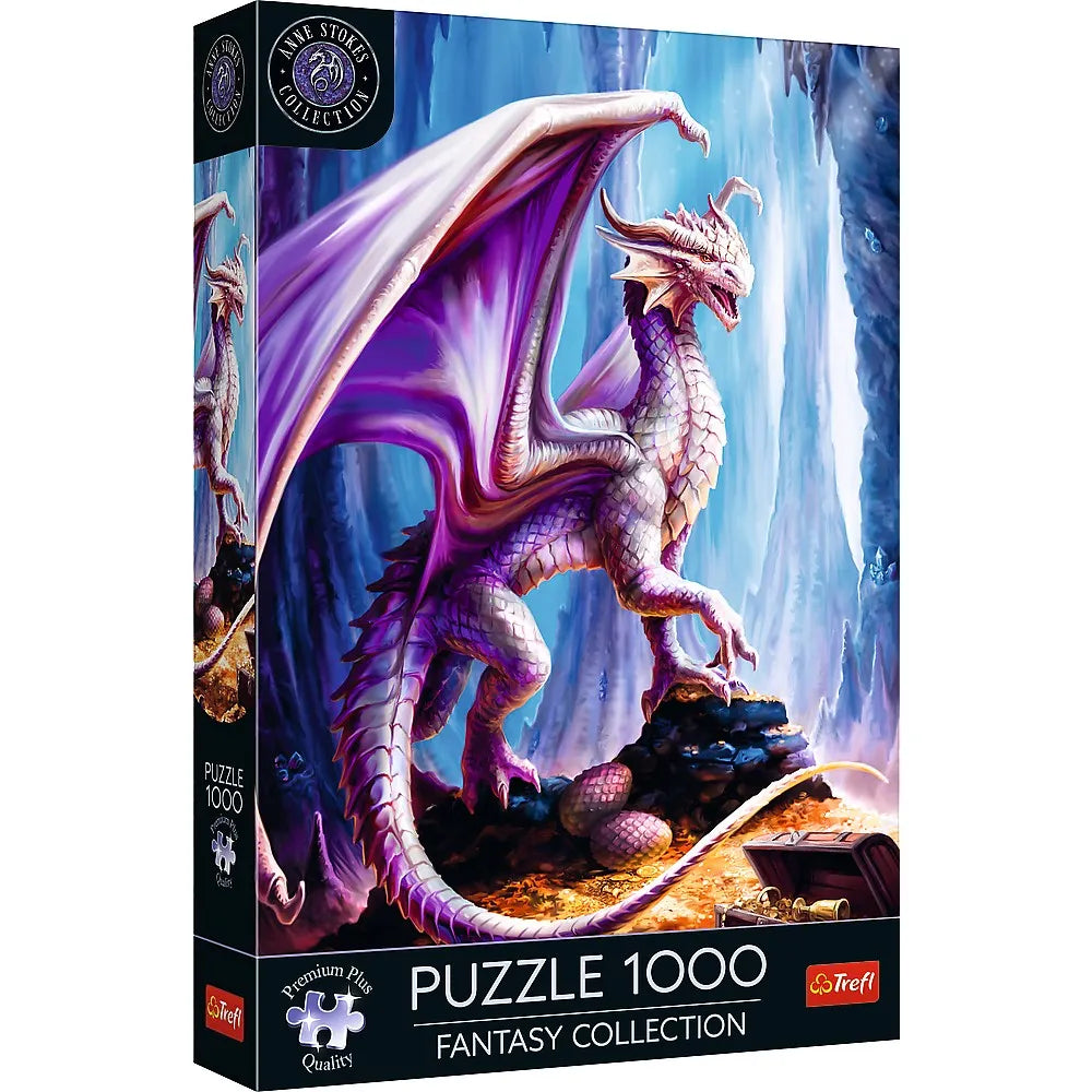 Puzzle trefl 1000 premium plus fantasy gardianul comorii