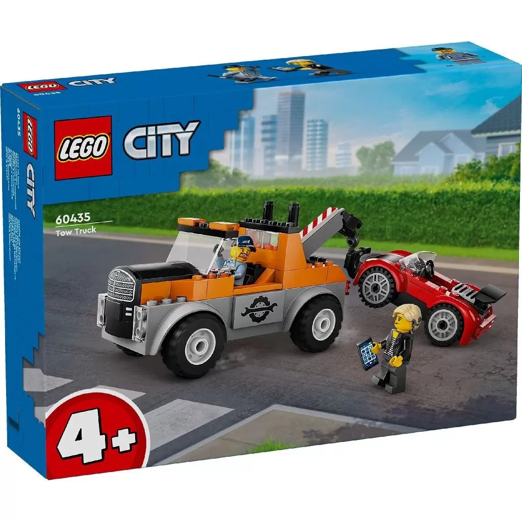 Lego city camioneta de tractare si masina sport 60435