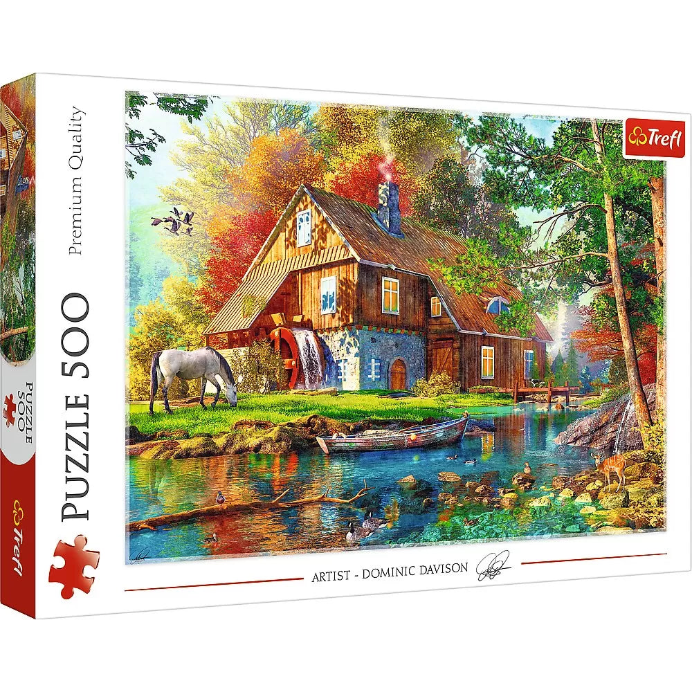 Puzzle trefl 500 cabana langa rau
