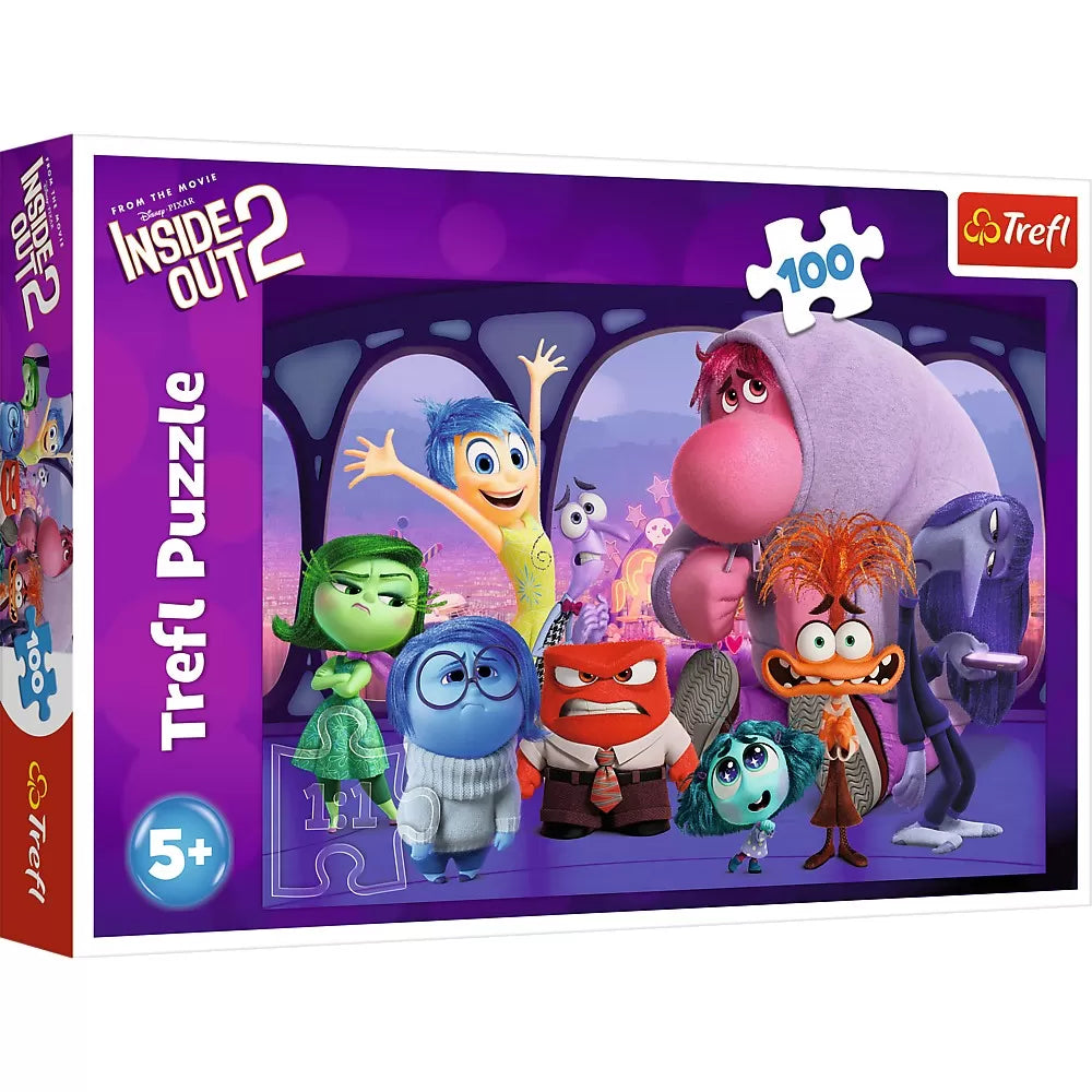 Puzzle trefl 100 disney inside out 2 lumea minunata