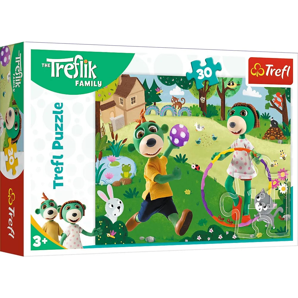 Puzzle trefl 30 familia trefelik ora de joaca