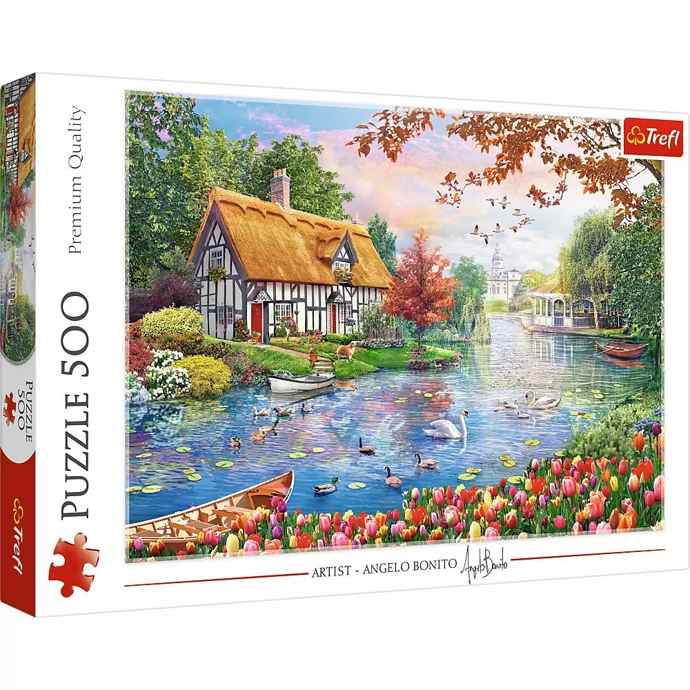 Puzzle trefl 500 refugiul tacut