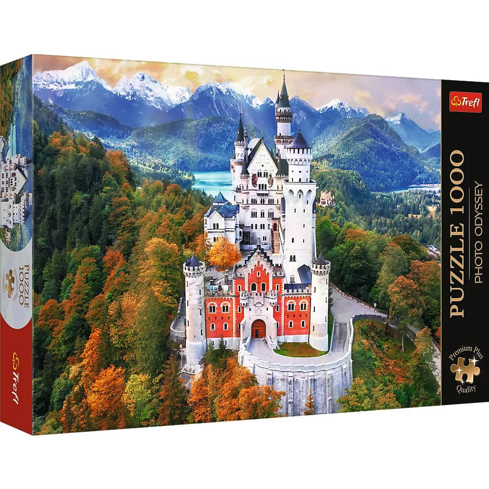 Puzzle trefl 1000 premium plus photo odyssey castelul neuschwanstein germania