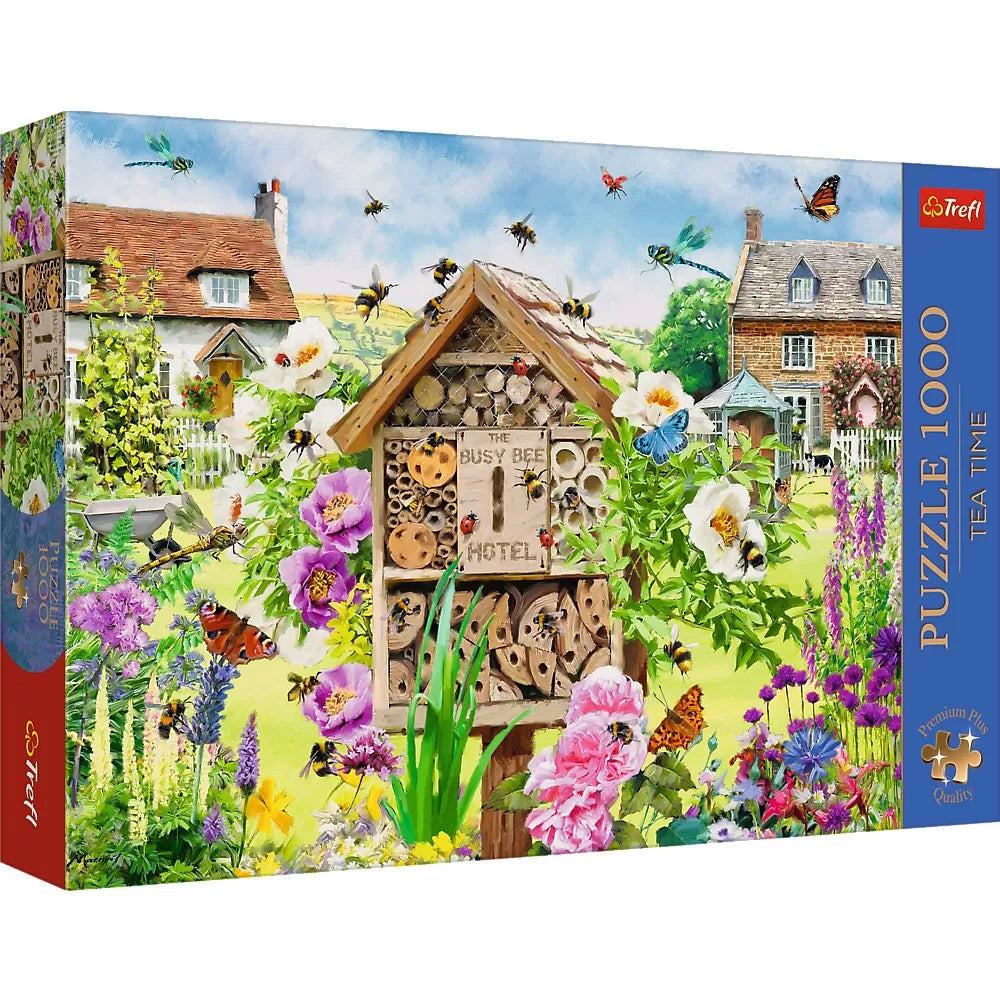 Puzzle trefl 1000 premium plus tea time casa pentru albine