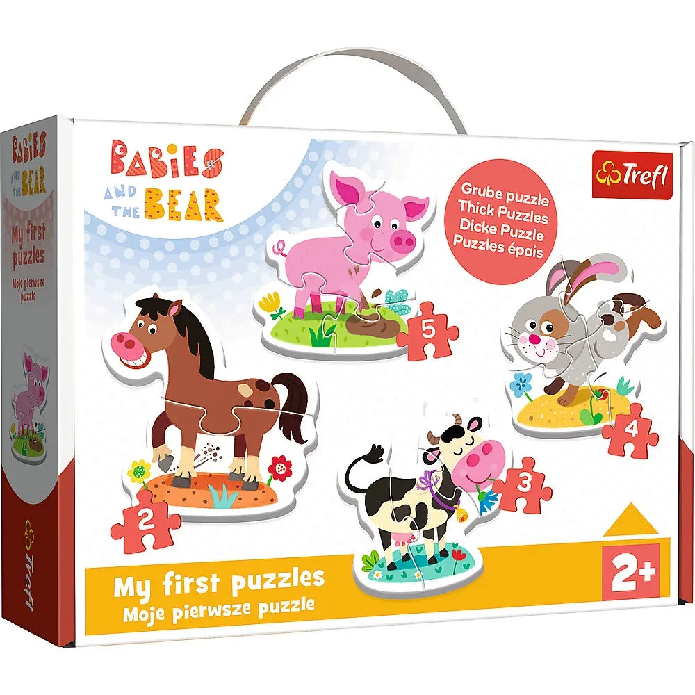 Puzzle trefl baby clasic la ferma 14 piese