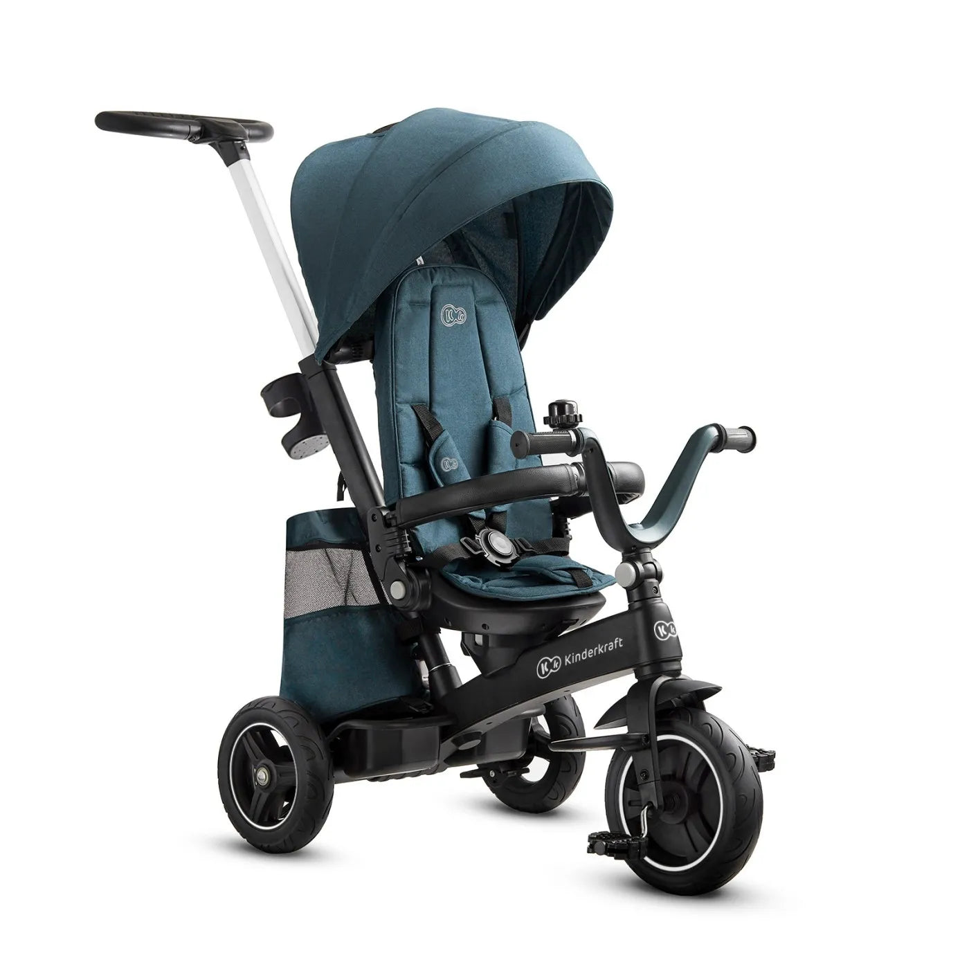 Tricicleta kinderkraft easytwist, midnight green