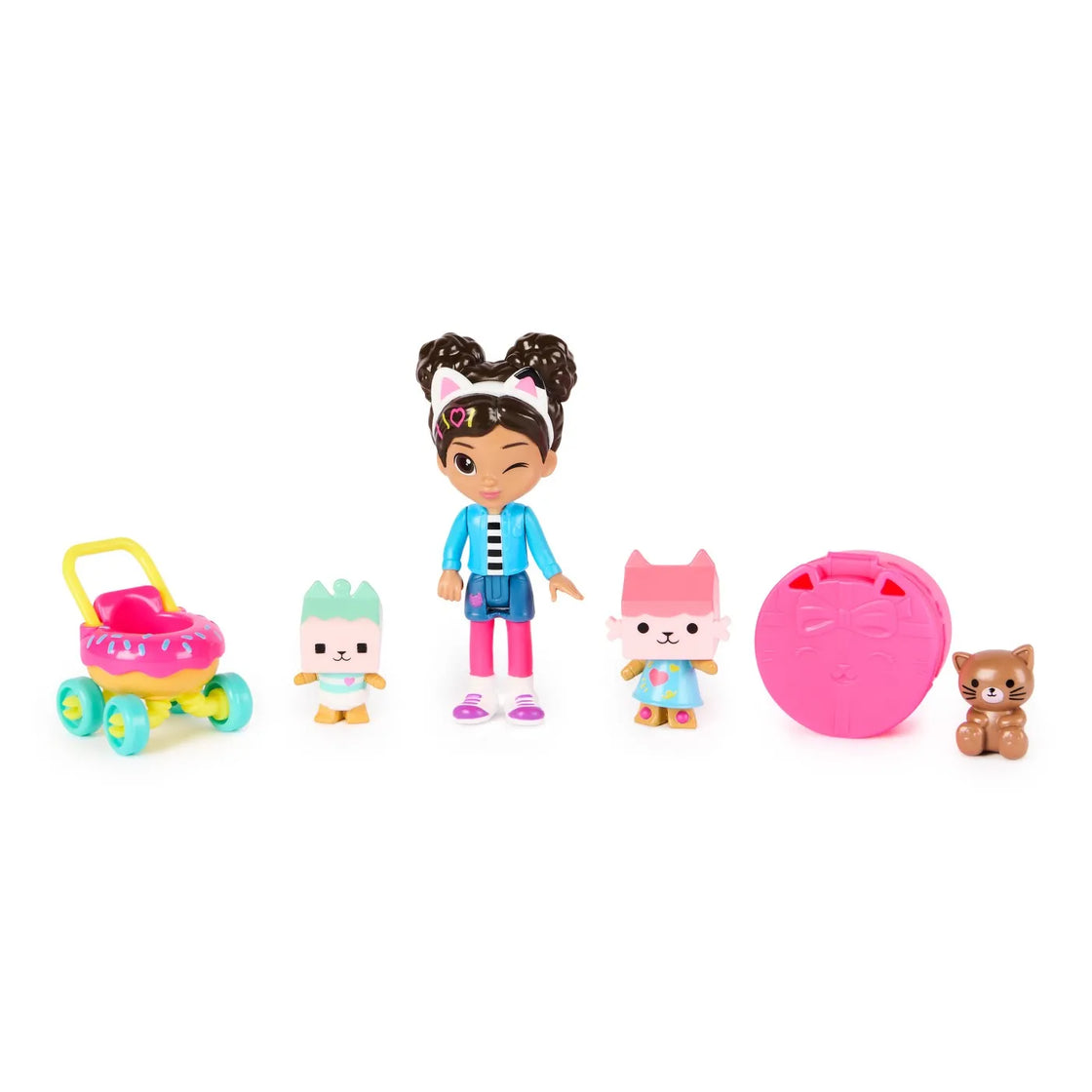 Gabbys dollhouse set figurine kitty care