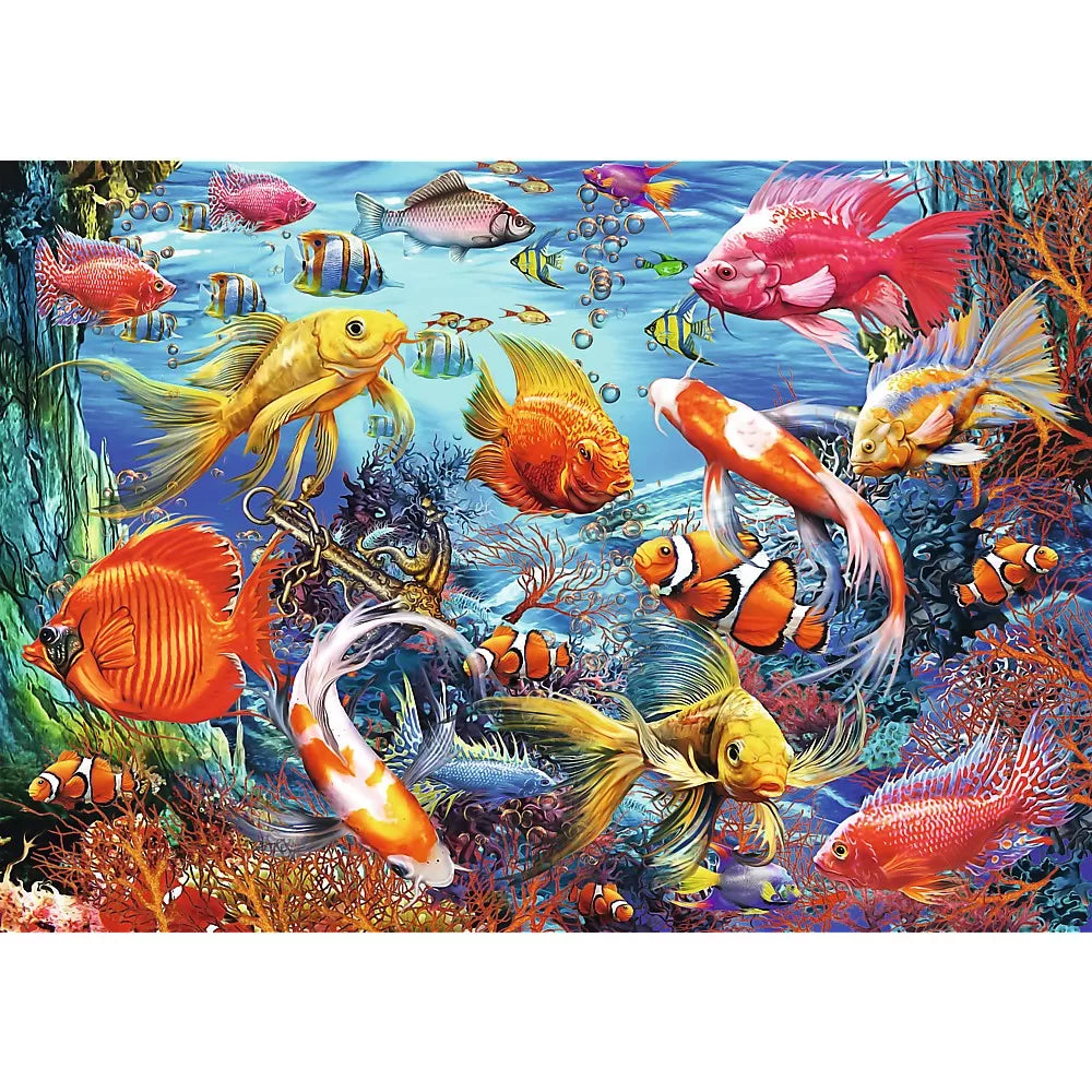 Puzzle trefl 1000 forme ascunse viata subacvatica