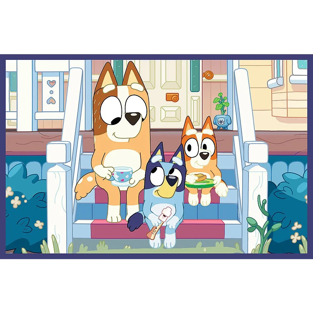 Puzzle trefl 2x24 bluey distractie cu bluey