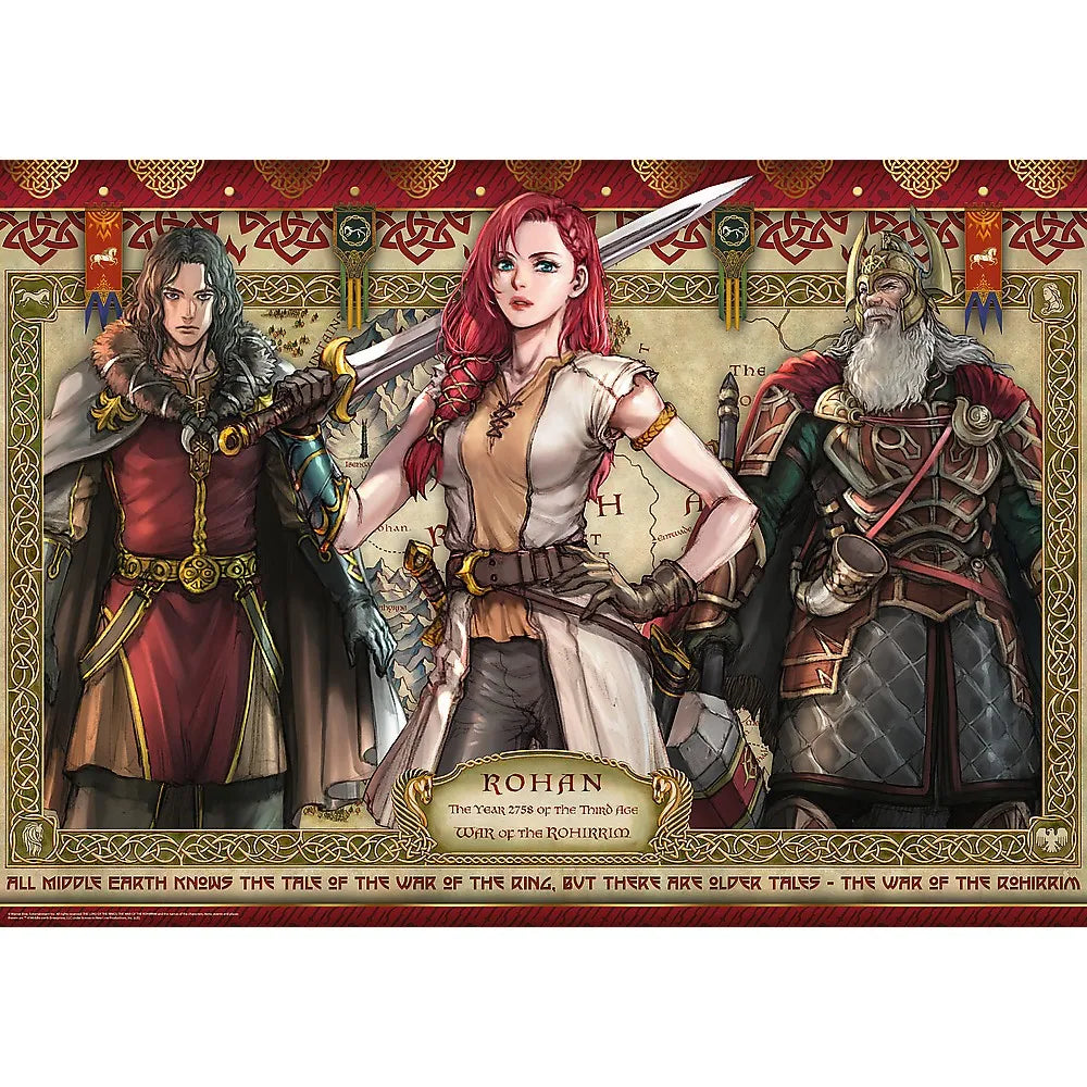 Puzzle trefl 1000 stapanul inelelor razboiul rohirrimilor