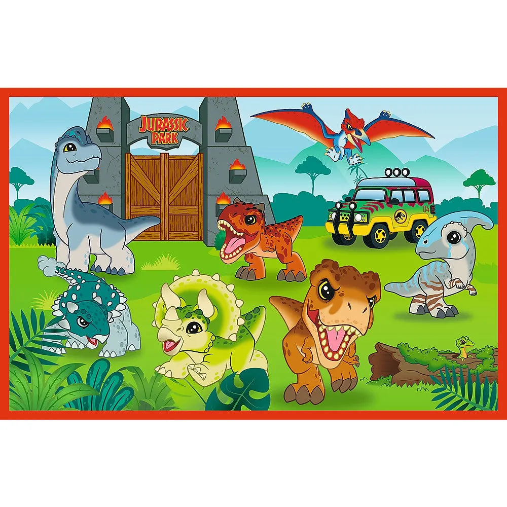 Puzzle trefl 2x70 jurassic world universul jurassic park