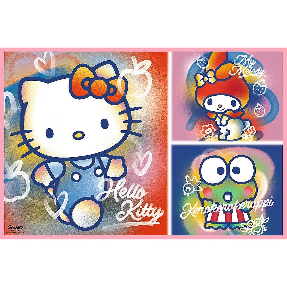 Puzzle trefl 2x200 hello kitty si prietenii