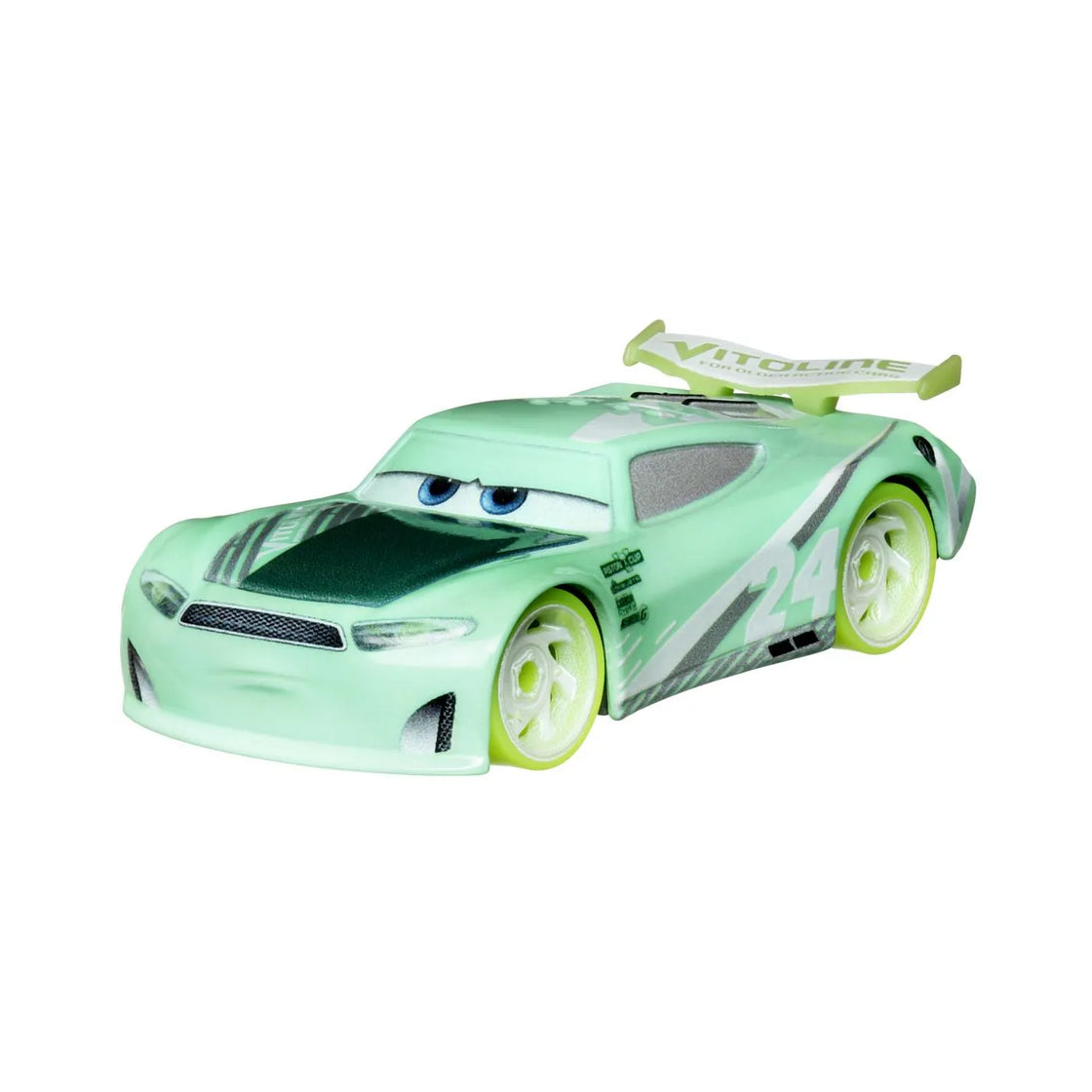 Cars glow racers masinuta metalica chase racelott 1:55
