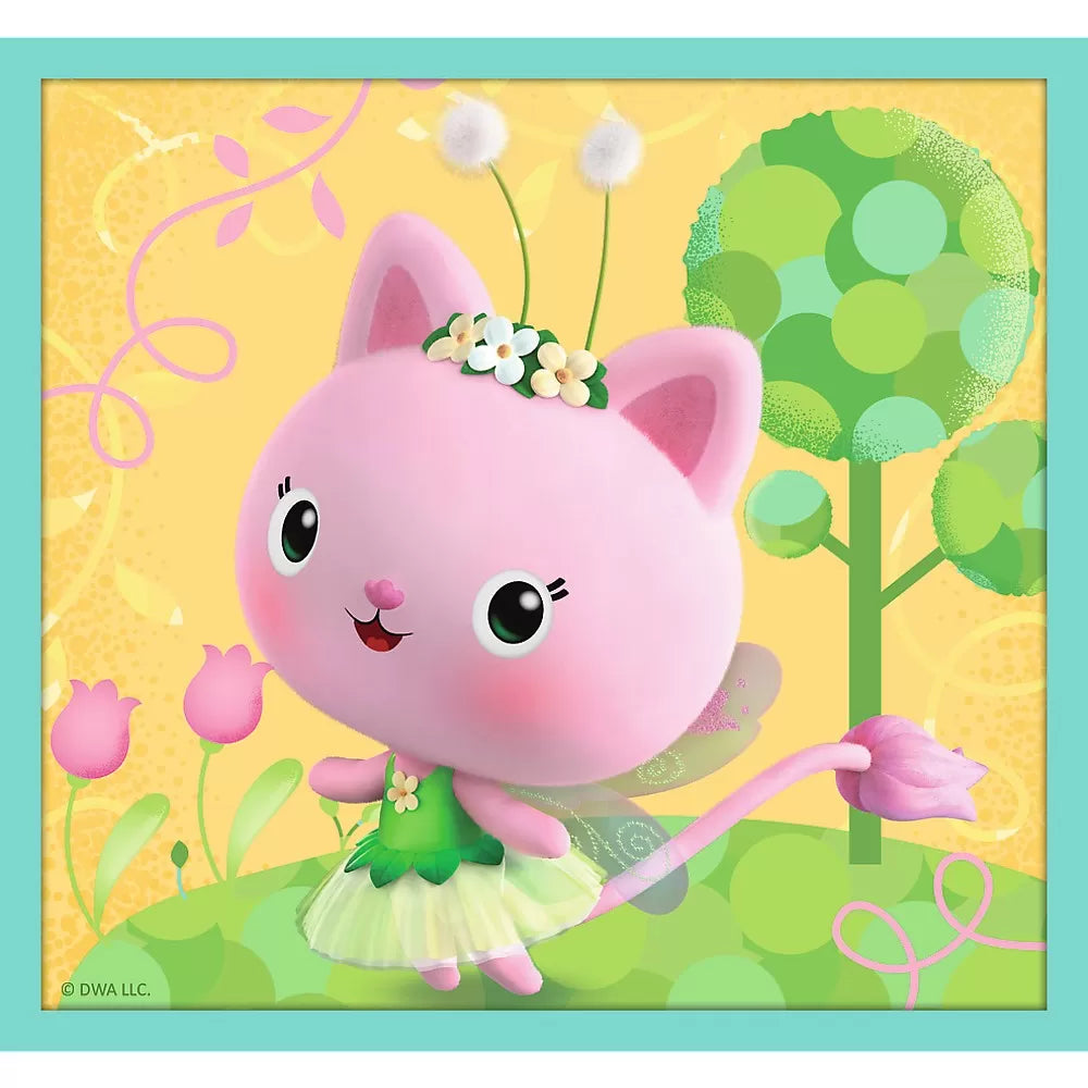 Puzzle trefl 10in1 gabbys dollhouse in universul lui gabby