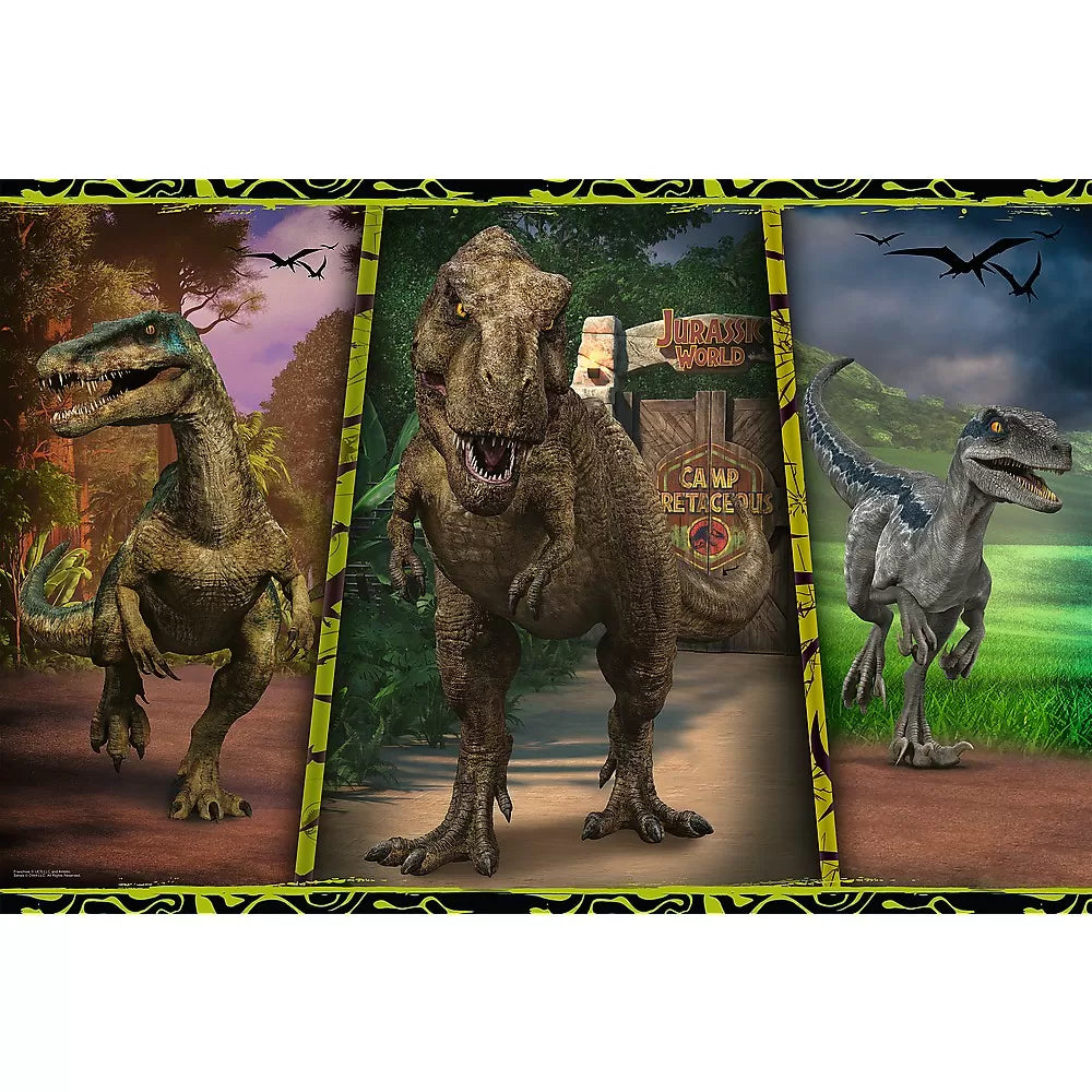 Puzzle trefl primo super shape xxl 104 jurassic world