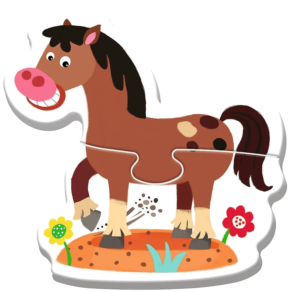 Puzzle trefl baby clasic la ferma 14 piese