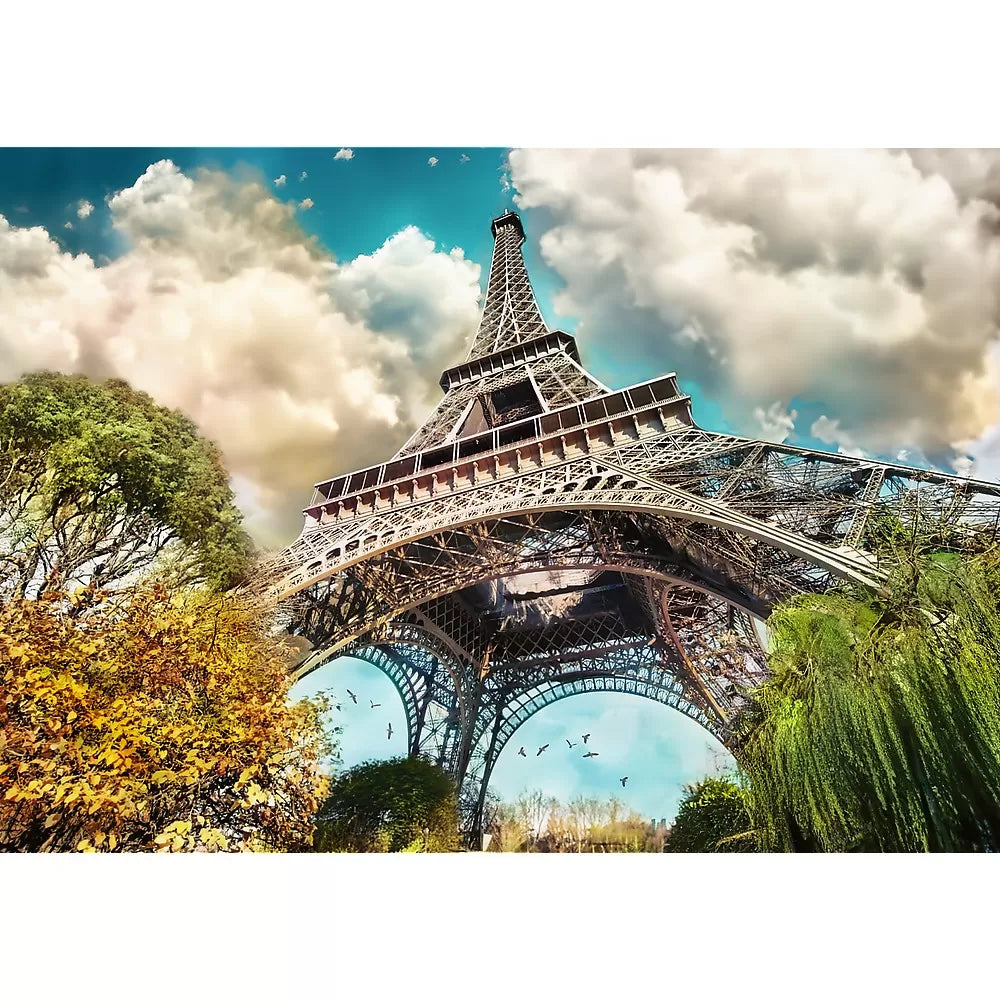 Puzzle trefl 1000 premium plus photo odyssey turnul eiffel paris