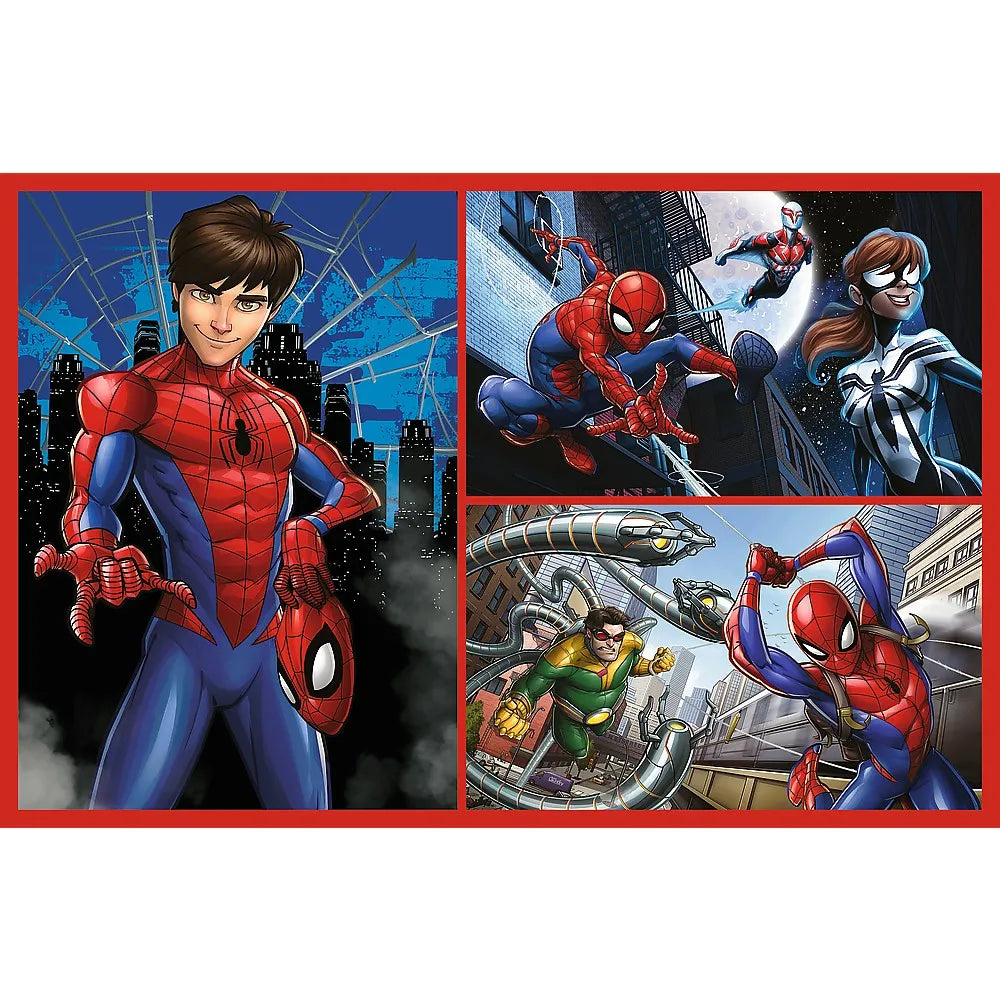 Puzzle trefl 2x70 marvel spider-man aventurile lui spider-man