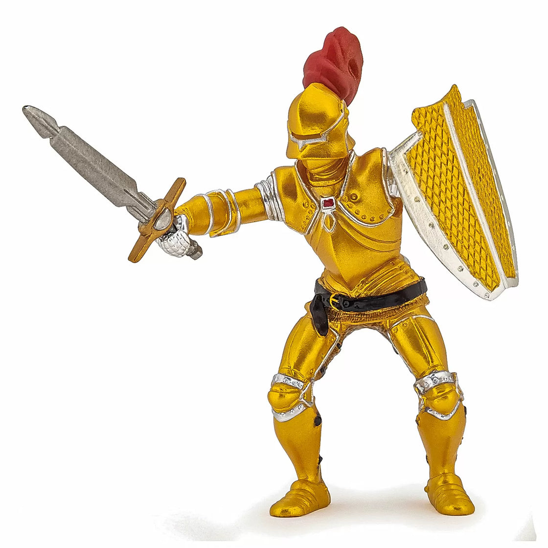 Papo figurina cavaler in armura aurie