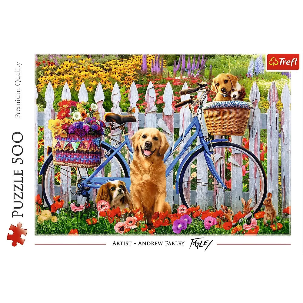 Puzzle trefl 500 aventura catelusilor