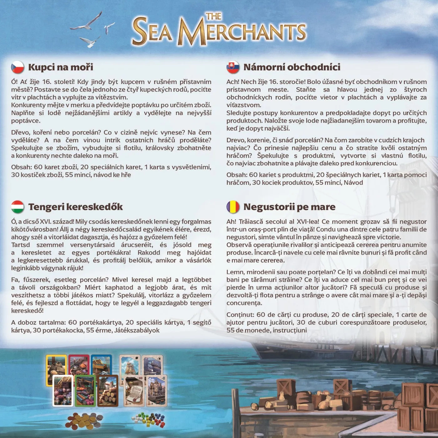 Joc de societate si strategie negustorii pe mare