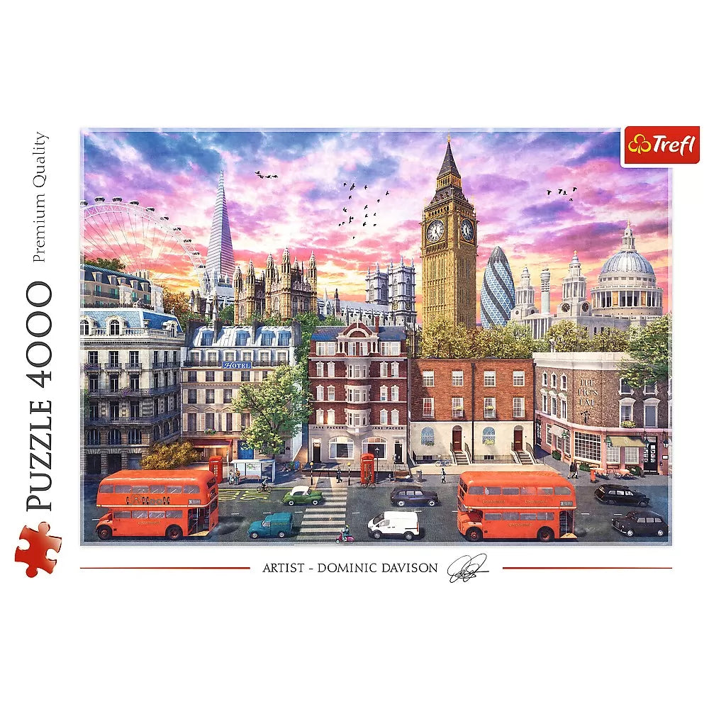 Puzzle trefl 4000 calatorie in londra