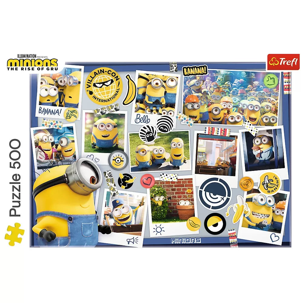 Puzzle trefl 500 minionii colectia foto