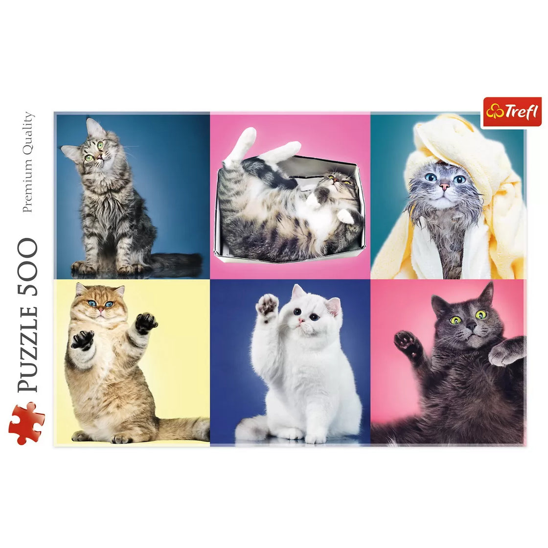 Puzzle trefl 500 pisicute