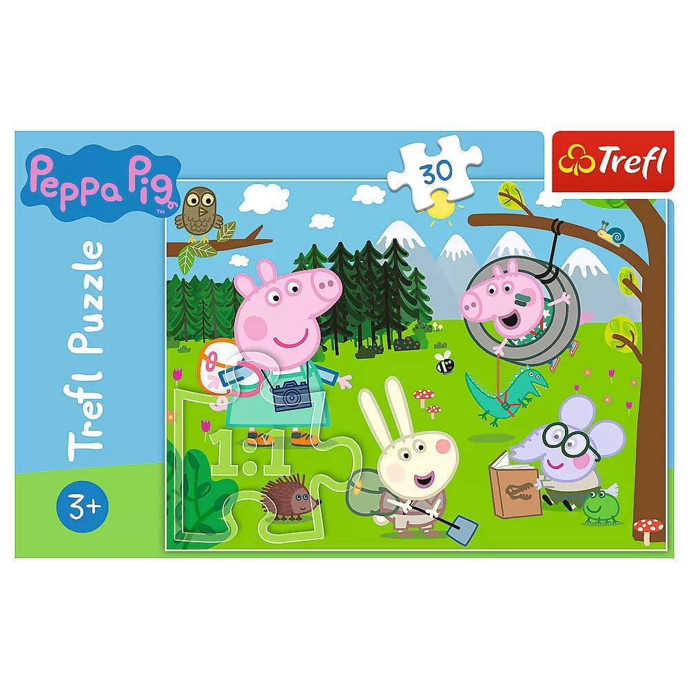 Puzzle trefl 30 peppa pig in drumetie