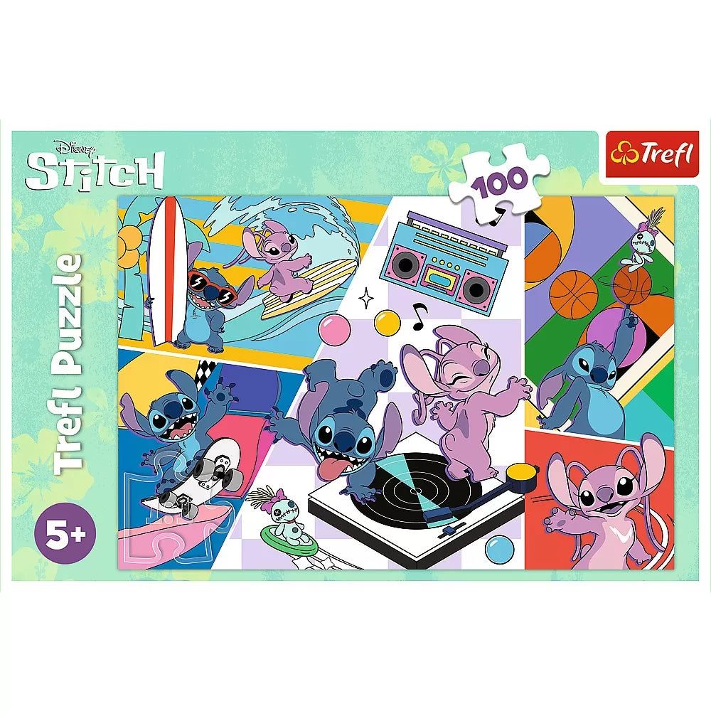 Puzzle trefl 100 stitch amintirile lui stitch