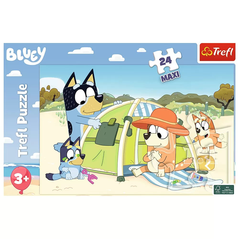 Puzzle trefl 24 maxi bluey ziua cea buna