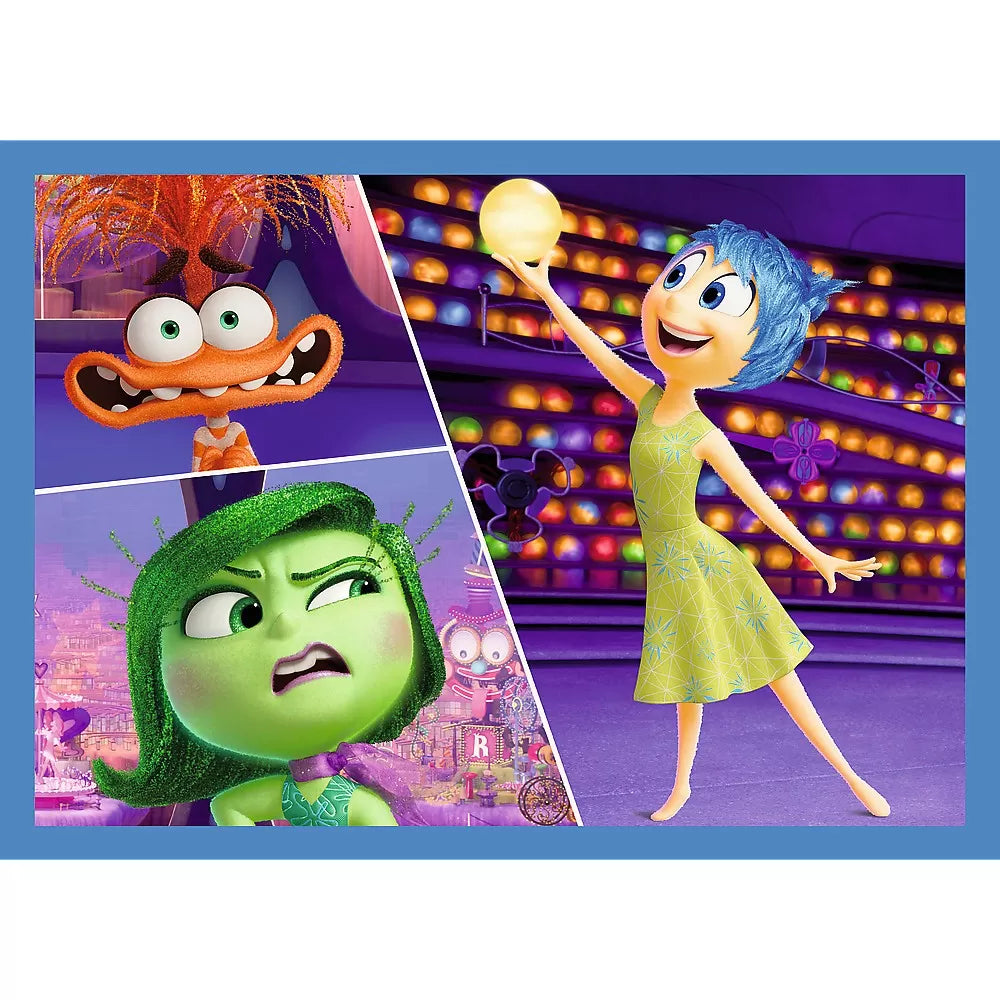 Puzzle trefl 4in1 disney inside out 2 o lume plina de emotii