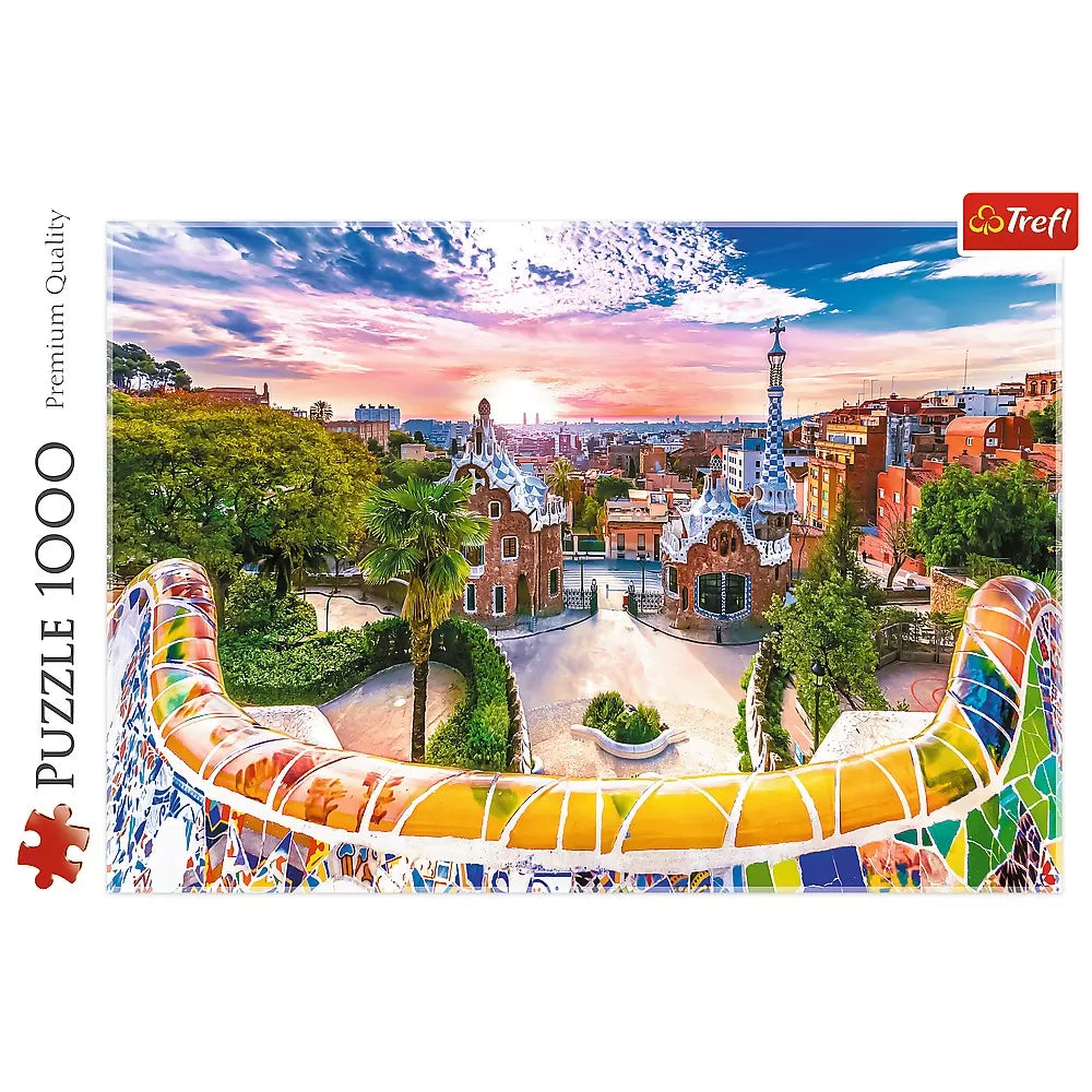 Puzzle trefl 1000 apus peste barcelona