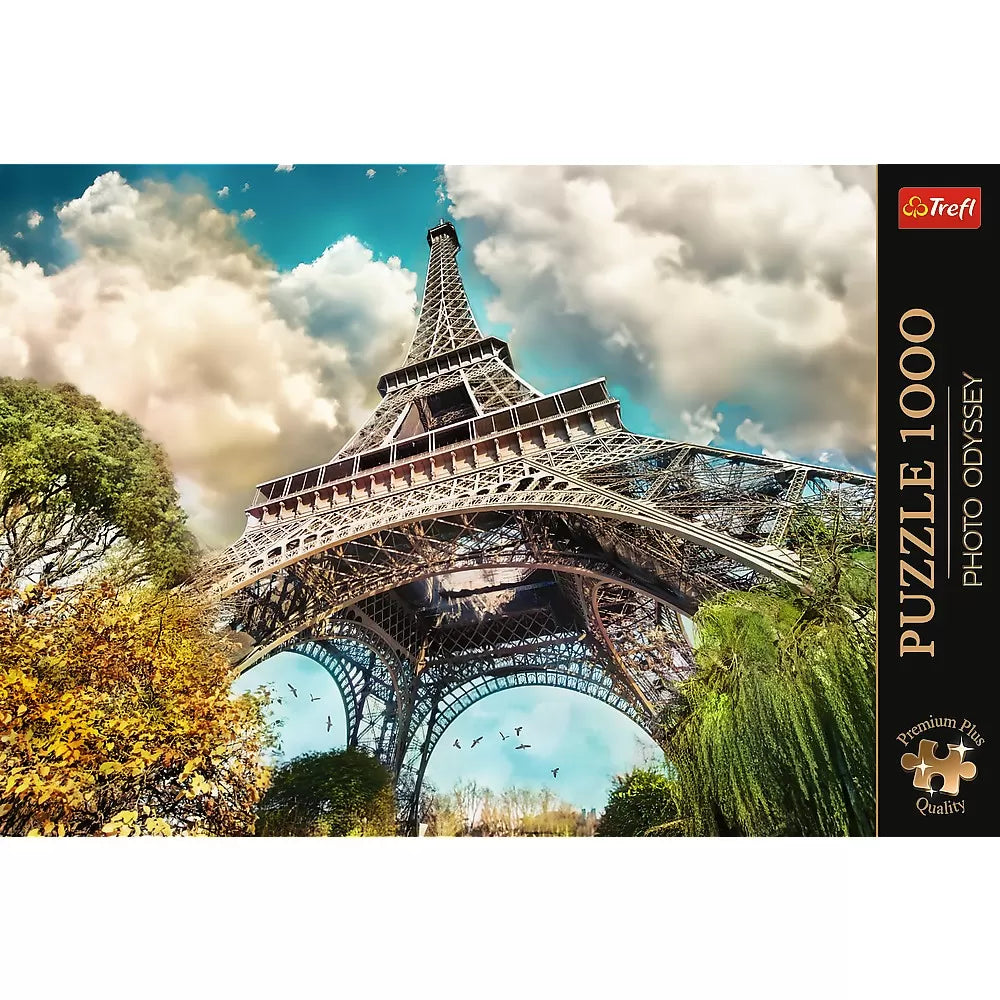 Puzzle trefl 1000 premium plus photo odyssey turnul eiffel paris