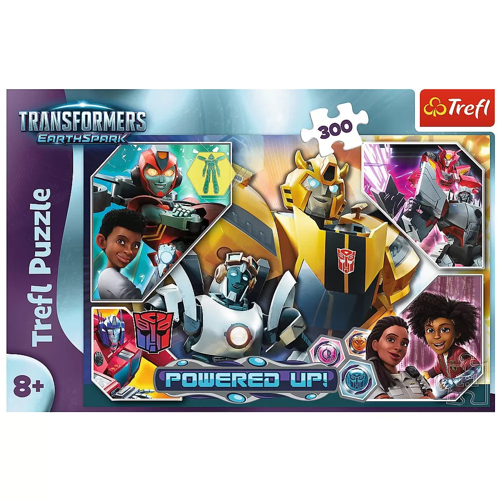 Puzzle trefl 300 transformers in lumea robotilor