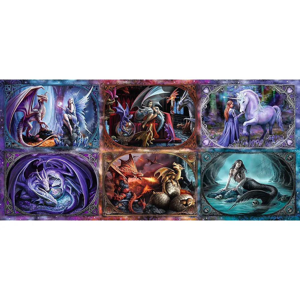 Puzzle trefl uft 9000 anne stokes collections creaturi fantastice