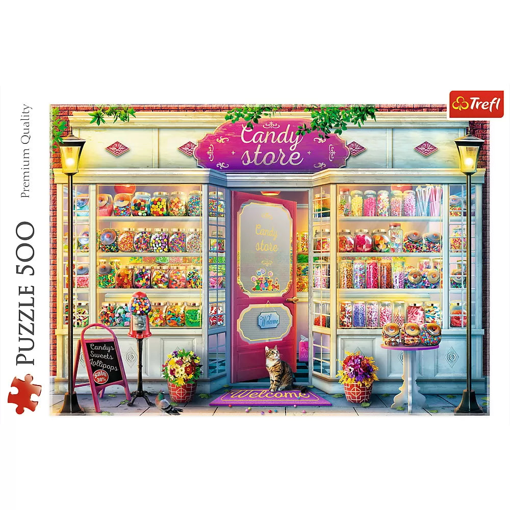 Puzzles 500 magazinul de bomboane