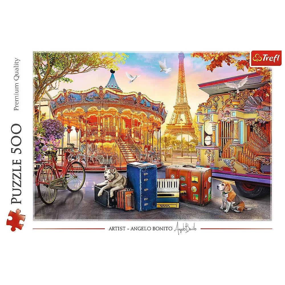 Puzzle trefl 500 sarbatoare in paris