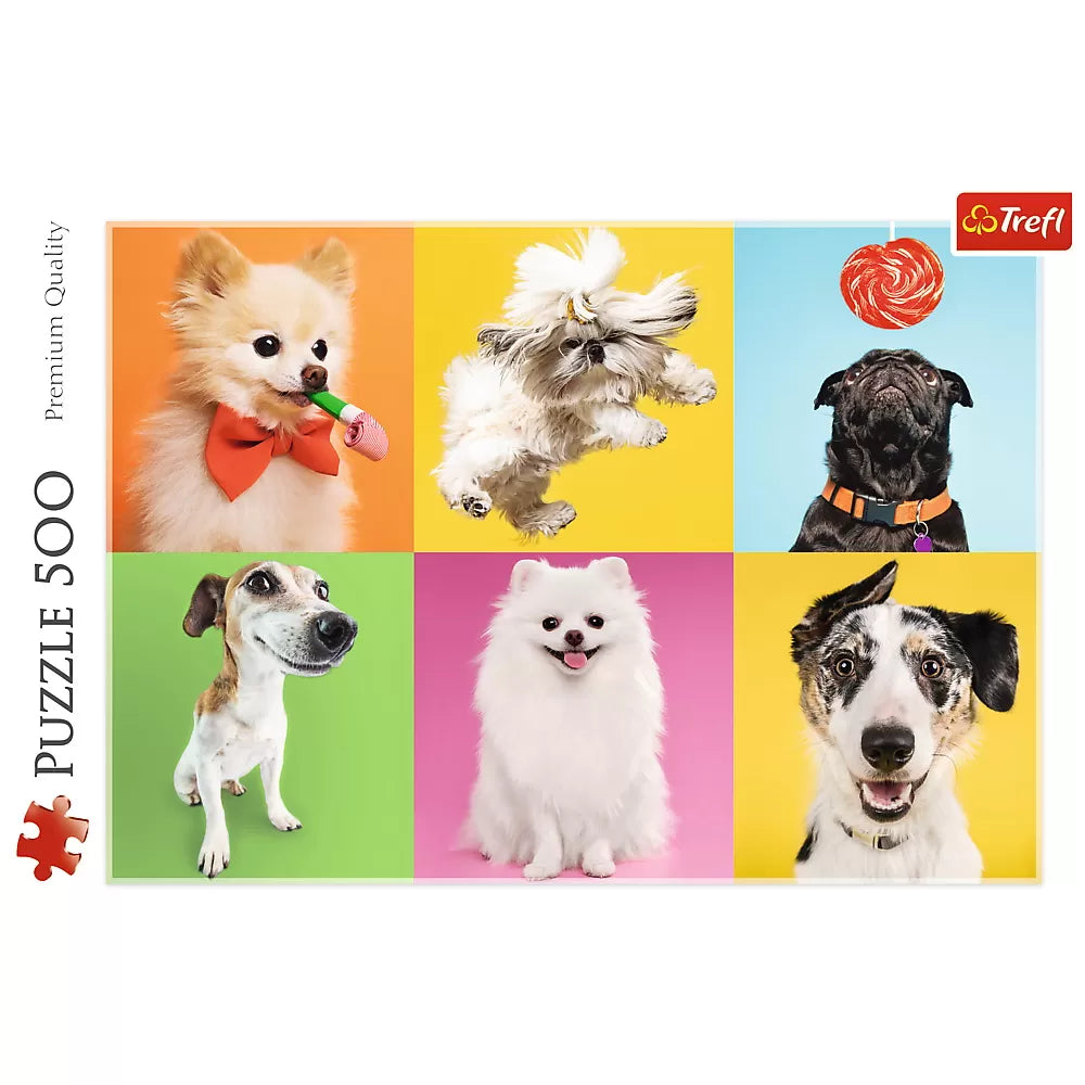 Puzzle trefl 500 catelusi