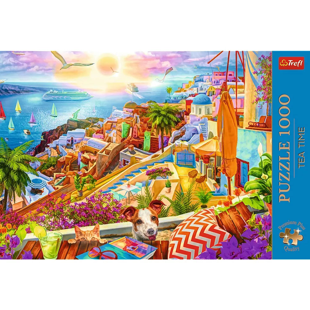 Puzzle 1000 premium plus tea time vizitand santorini