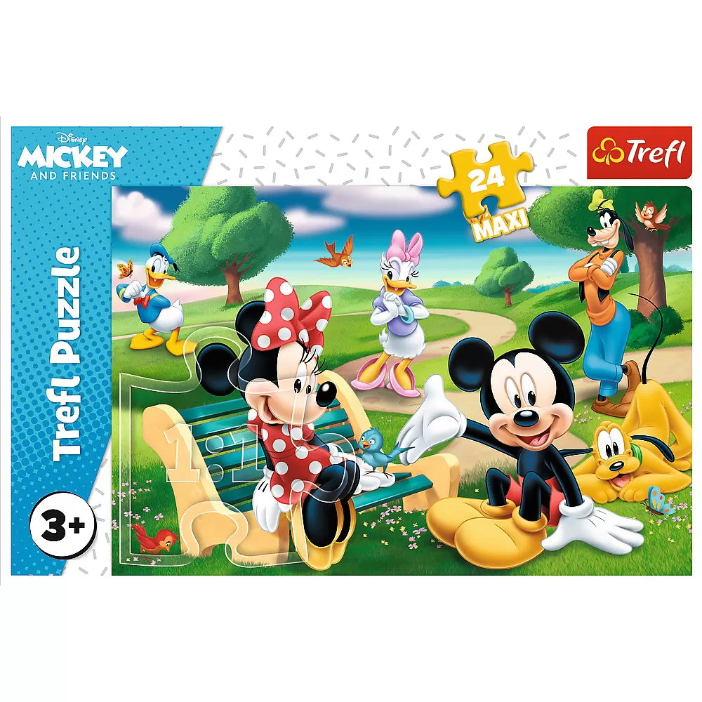 Puzzle trefl 24 maxi mickey mouse intre prieteni