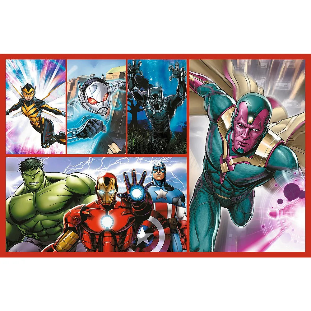 Puzzle trefl 2x70 marvel avengers misiunea super eroilor marvel avengers